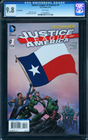 JUSTICE LEAGUE OF AMERICA #1 TEXAS VARIANT - CGC 9.8